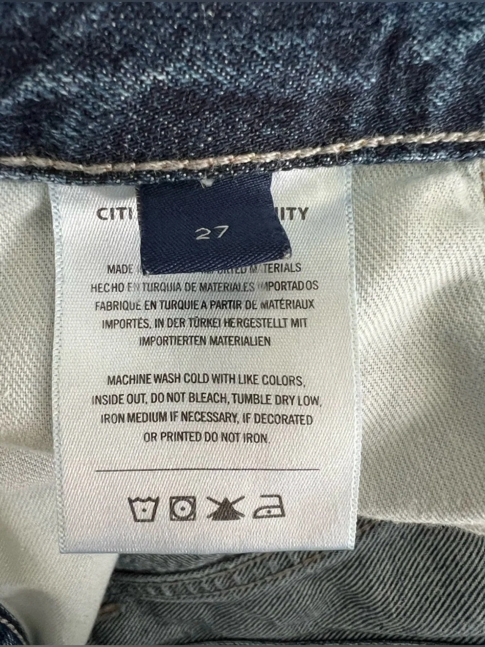 Citizens of Humanity Annina cropped wide legs jeans, 27, button fly - Picture 5 of 5